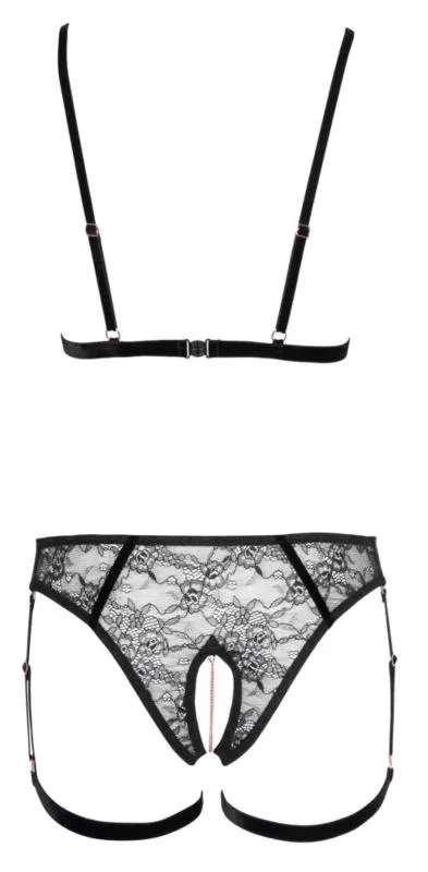 Lingerie-Set Glamour - Schwarz