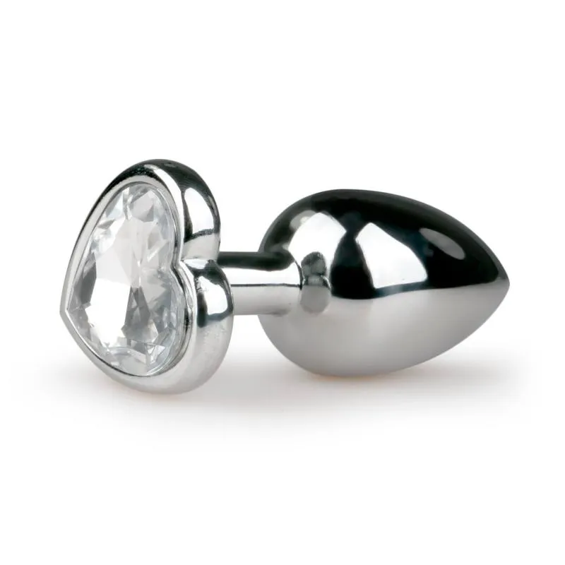 EasyToys »Silber Herz S« Analplug aus Metall