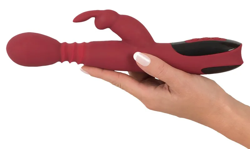 Stossender, rotierender und sich erwärmender Rabbit Vibrator