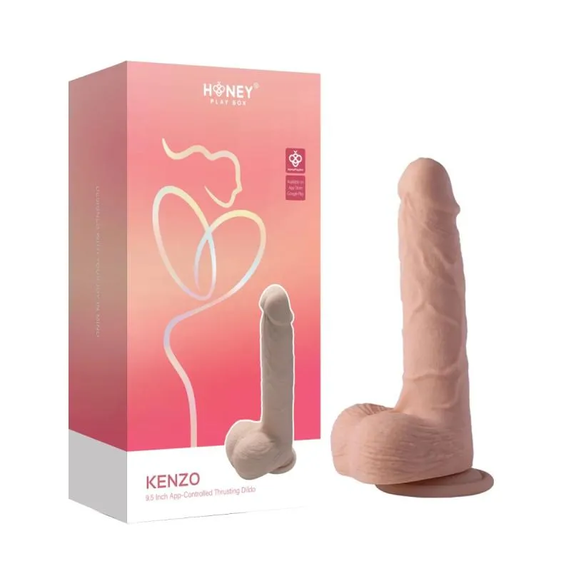 HoneyPlayBox – Kenzo Stoß-Dildo mit Saugnapf – 23.9 cm