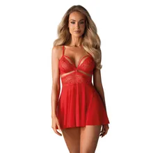 Obsessive - Babydoll Set - Rood Obsessive - Babydoll Set - Rood