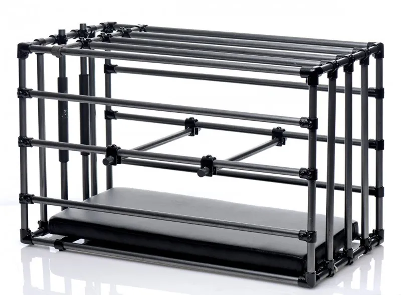Verstellbarer Bondage Zwinger Käfig