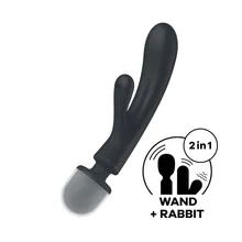 Satisfyer »Triple Lover« Rabbit & Wand-Vibrator Satisfyer »Triple Lover« Rabbit & Wand-Vibrator