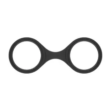 EasyToys - Flexible Silikon-Handschellen - Schwarz EasyToys - Flexible Silikon-Handschellen - Schwarz