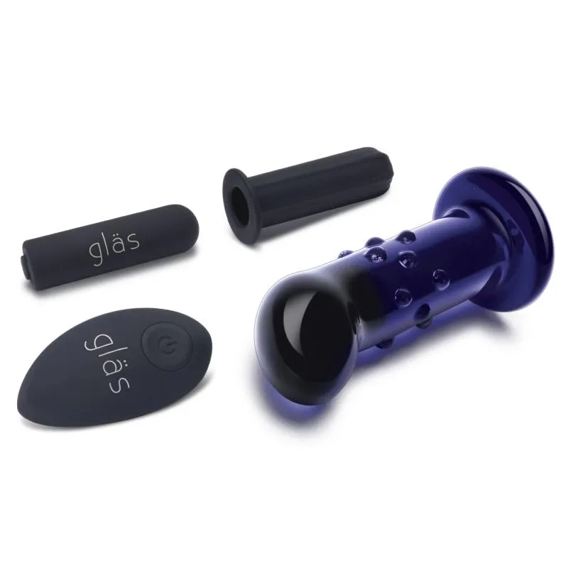Glas - Rechargeable Remote Controlled Vibrating Dotted  G-Sp