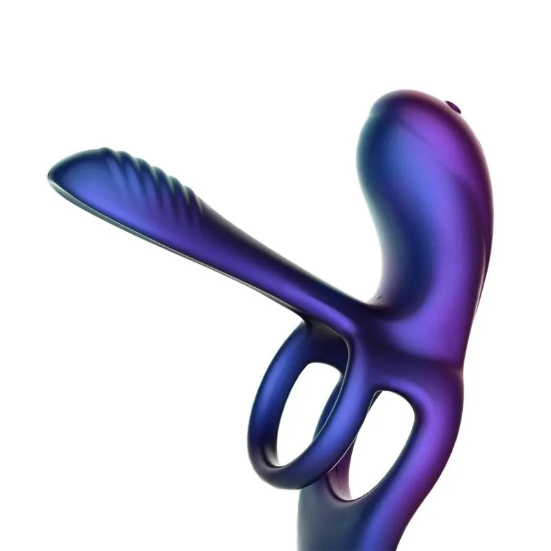 Duits: Hueman - Zenith 3-in-1 Penisring - Fernbedienung