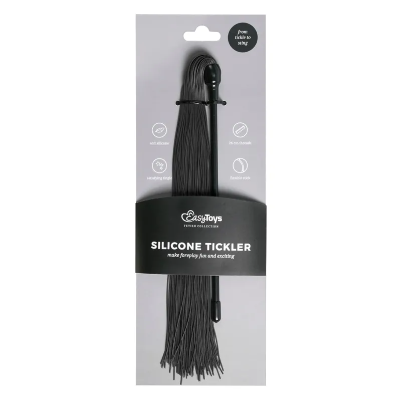 EasyToys Silikon Peitsche Flogger & Tickler