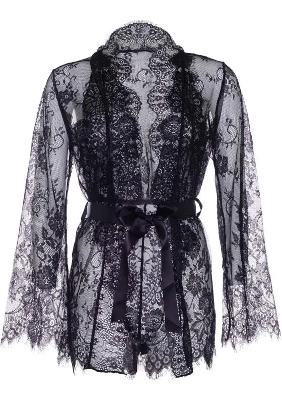 Leg Avenue »Cosmeta« Body & Kimono Set