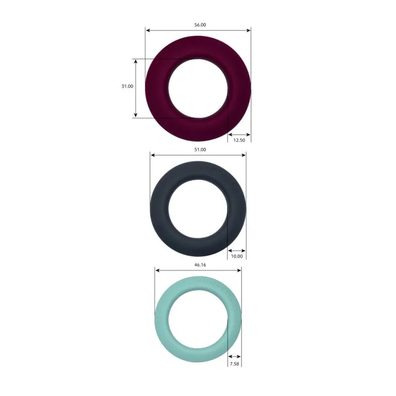 AMORELIE »Threesome« Penisring-Set