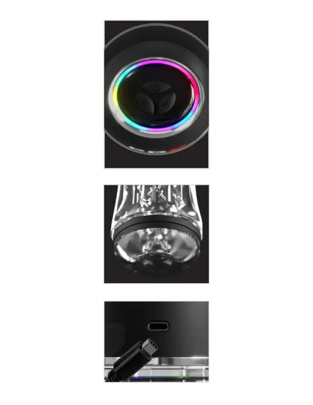 PDX Elite »ViewTube Pro« Masturbator mit Vibration