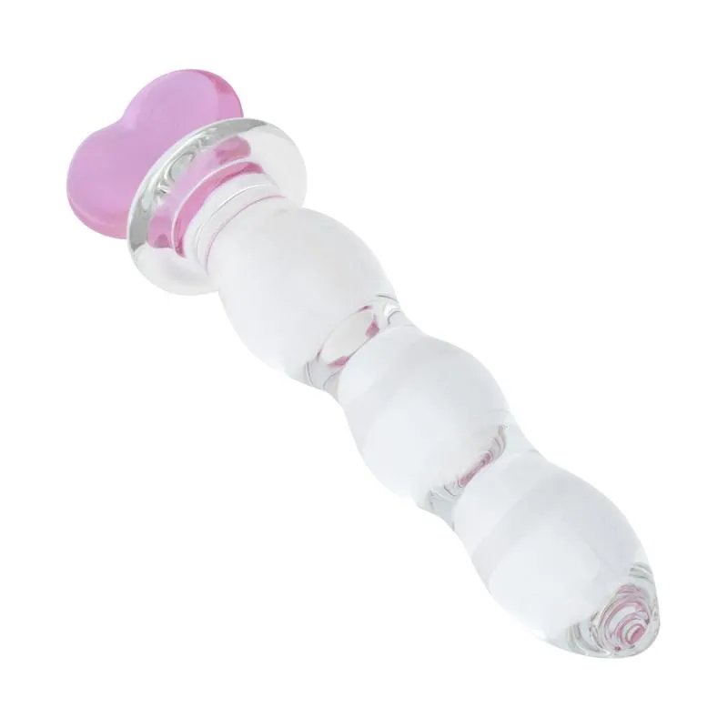Gildo - No. 37 Glas Dildo Herzform - 18 cm