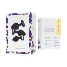 Bootyplug 3 Stk. - Lila Bootyplug 3 Stk. - Lila