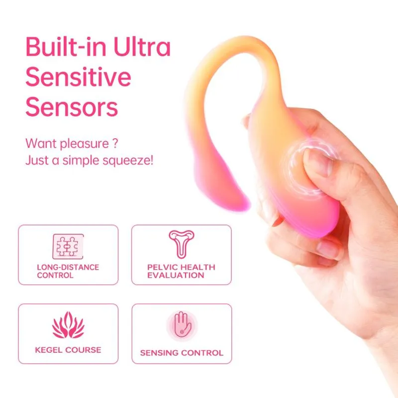 Magic Motion - Flamingo Max Vibro-Ei & Kegeltrainer in Einem - Orange