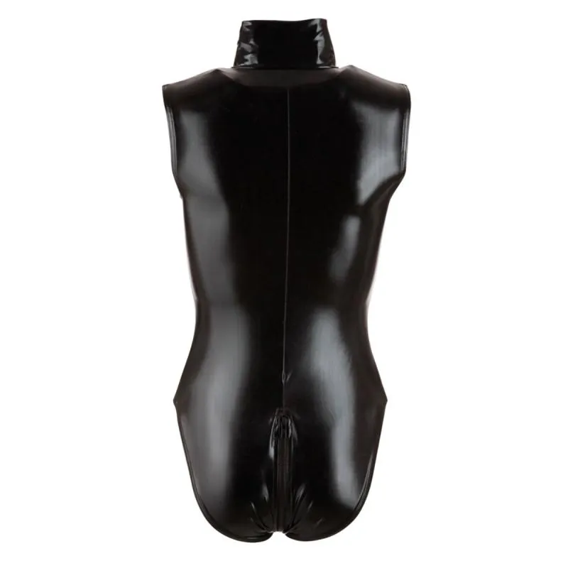 Cottelli Collection - Wetlook Body mit Langem Reißverschluss