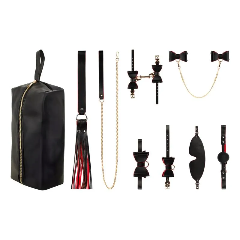 Bedroom Fantasies - Crimson & Ebony - 8-teiliges Luxus-Set