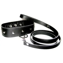 Sportsheets - Leather Collar & Leash Set Sportsheets - Leather Collar & Leash Set