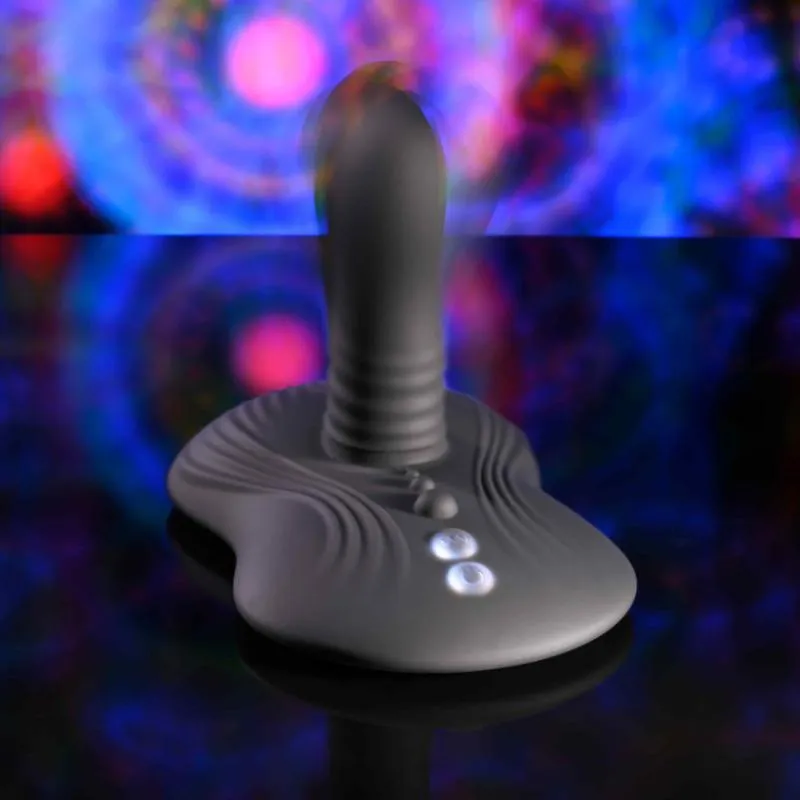 Playboy - Sittin%27 & Spinnin%27 Aufsitzvibrator - Schwarz