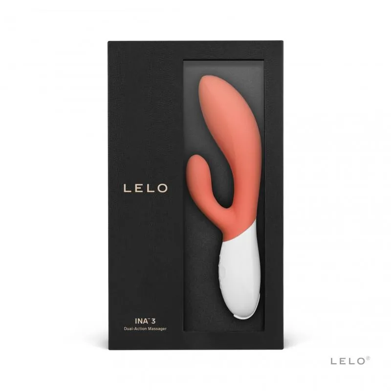 LELO - Ina 3 Rabbit-Vibrator - Koralle