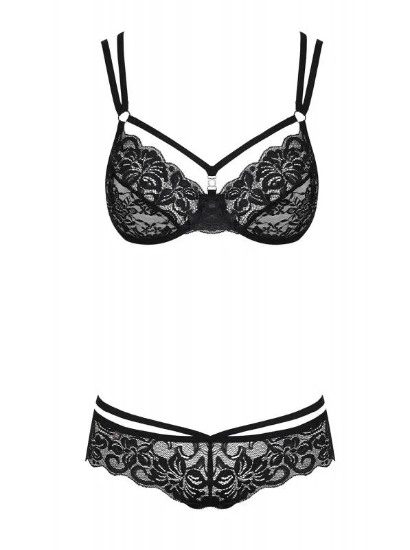 Obsessive Zweiteiliges Dessous-Set Schwarz