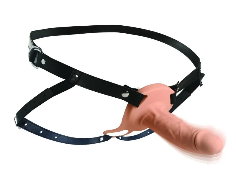 Size Matters Hollow-Strap-On mit Vibration & Fernbedienung