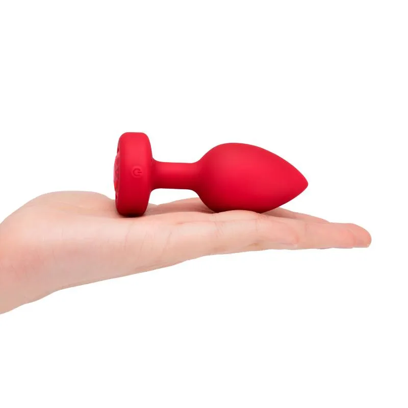 B-Vibe - Vibrating Heart Plug M/L Red