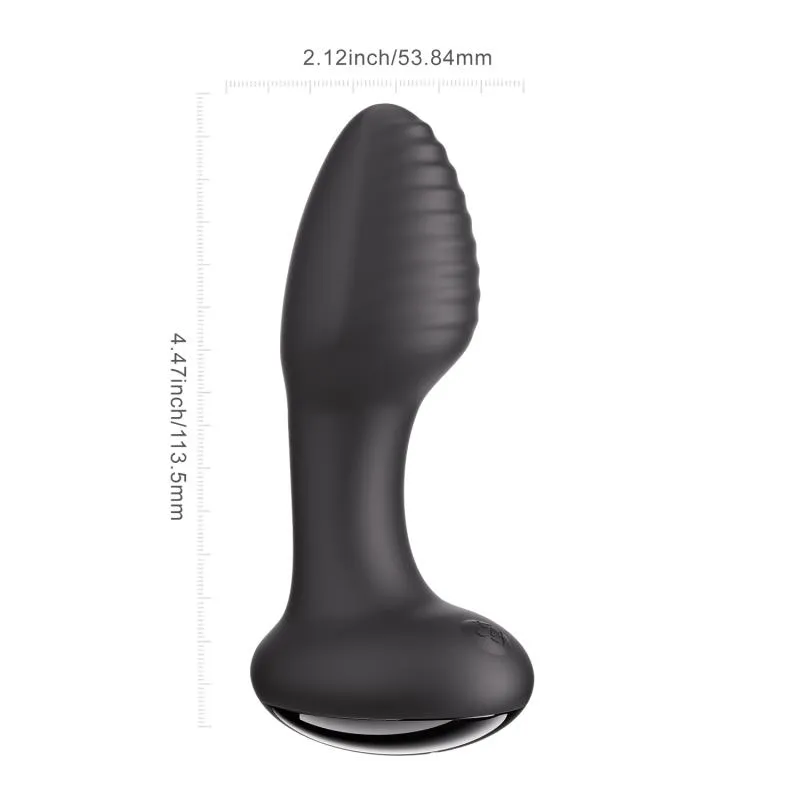 HoneyPlayBox - Frenzy-Drucksensor App-gesteuerter Rotierender Butt Plug