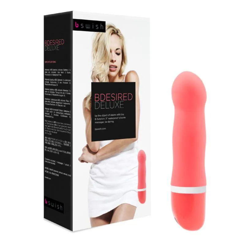 B Swish - Bdesired Deluxe Vibrator - Natürliche Koralle