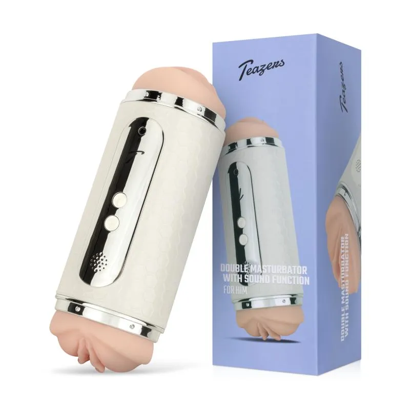 Teazers »Dual« Masturbator mit Vibration