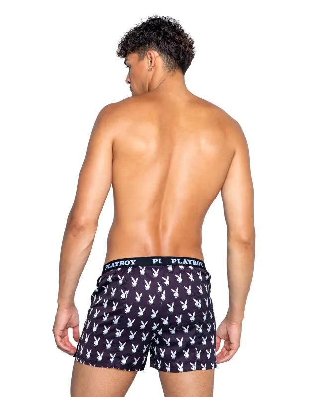 Playboy Lingerie - Herren Champion Boxer - Schwarz