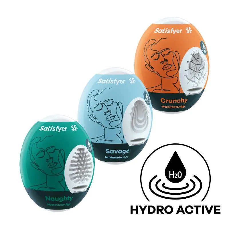 Satisfyer »Naughty, Savage & Crunchy« Egg-Masturbator