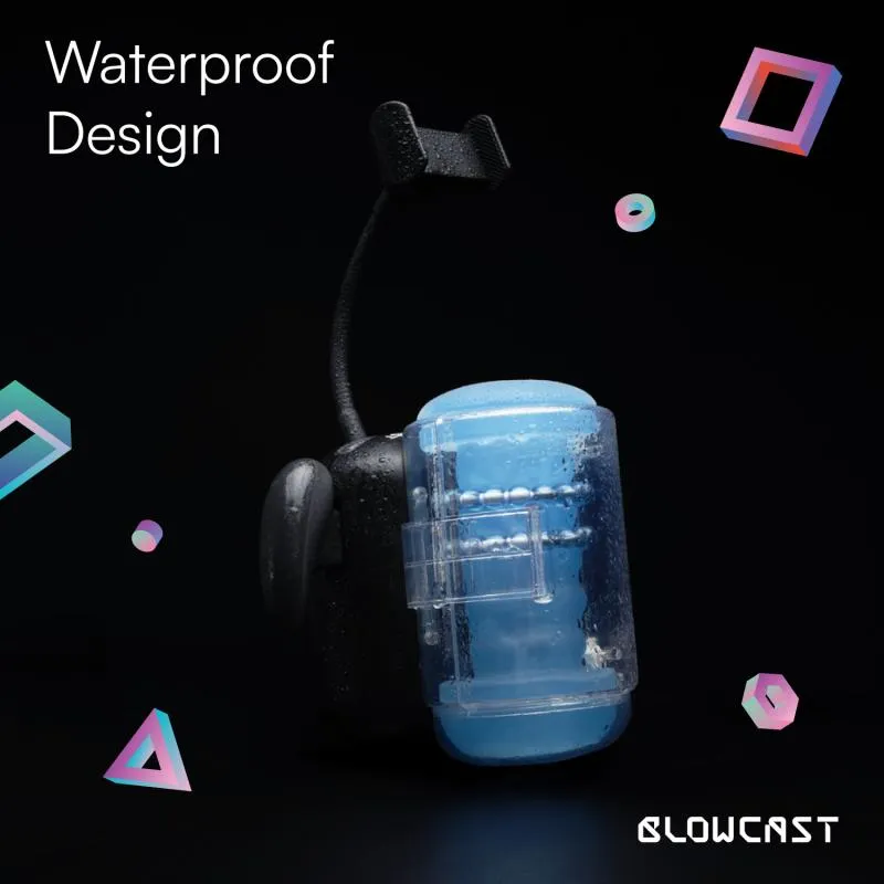 BLOWCAST »Wingman Plus« Silikon-Masturbator mit Massage-Perlen & Heizfunktion