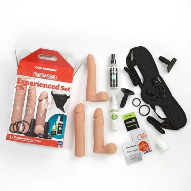 Doc Johnson - VacULock Dual Density Erfahrenen Set - Beige