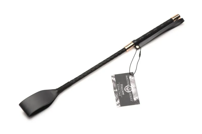 Master Series - Stallion Reitgerte - Schwarz