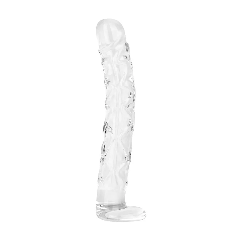 Gildo - No. 34 Strukturierter Glas Dildo - 19 cm