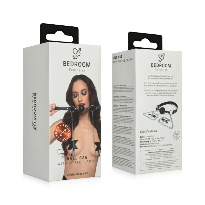 Bedroom Fantasies - Halsband mit Leine - Silber