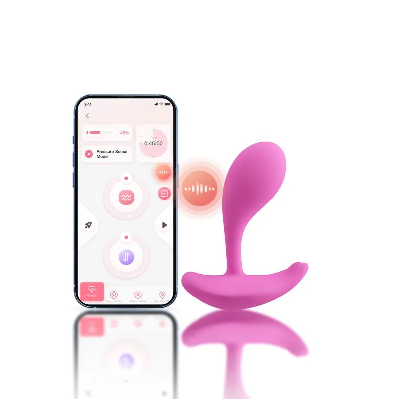 HoneyPlayBox - OLY 2 Tragbarer Klitoris- & G-Punkt-Vibrator Mit App - Rosa