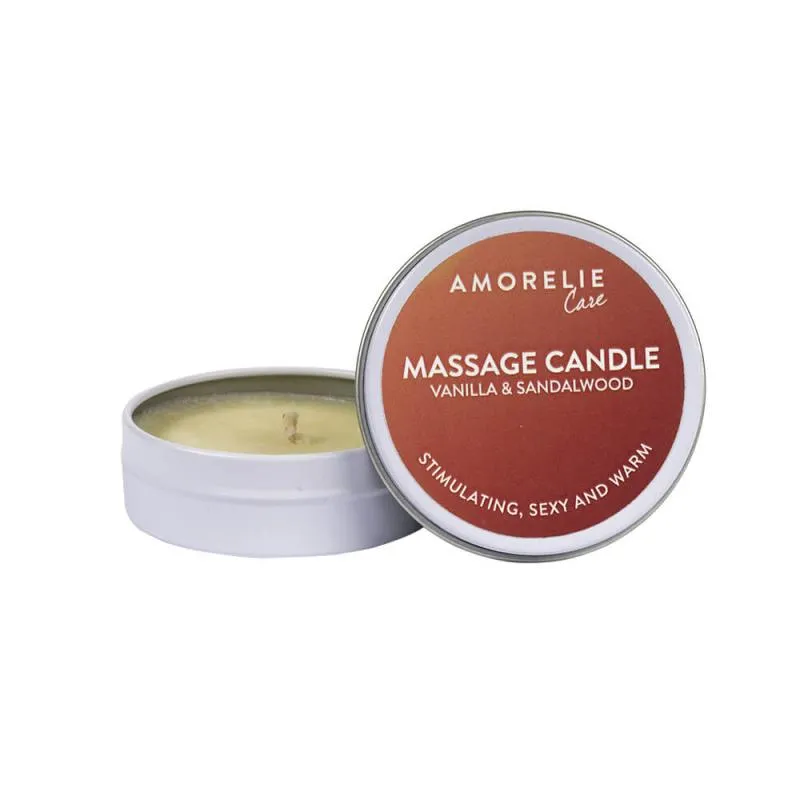 AMORELIE Care »Vanilla & Sandalwood« Massagekerze