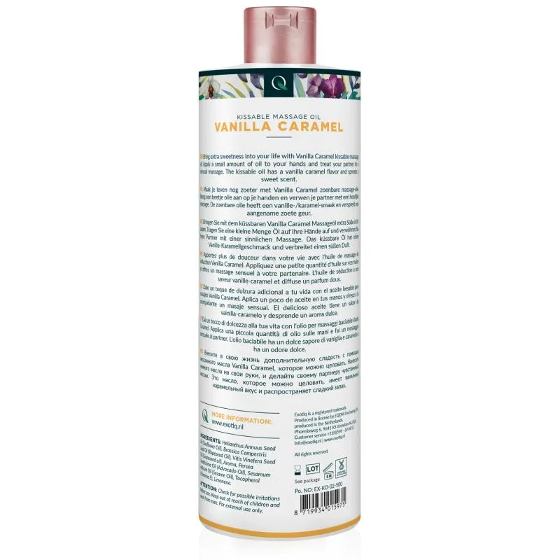 Exotiq Massageöl Vanilla Caramel - 500 ml