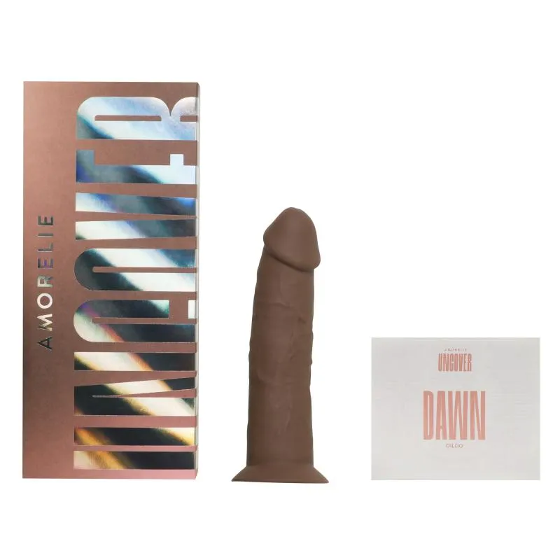 AMORELIE UNCOVER »Dawn« Dildo - 15,4 cm - Espresso