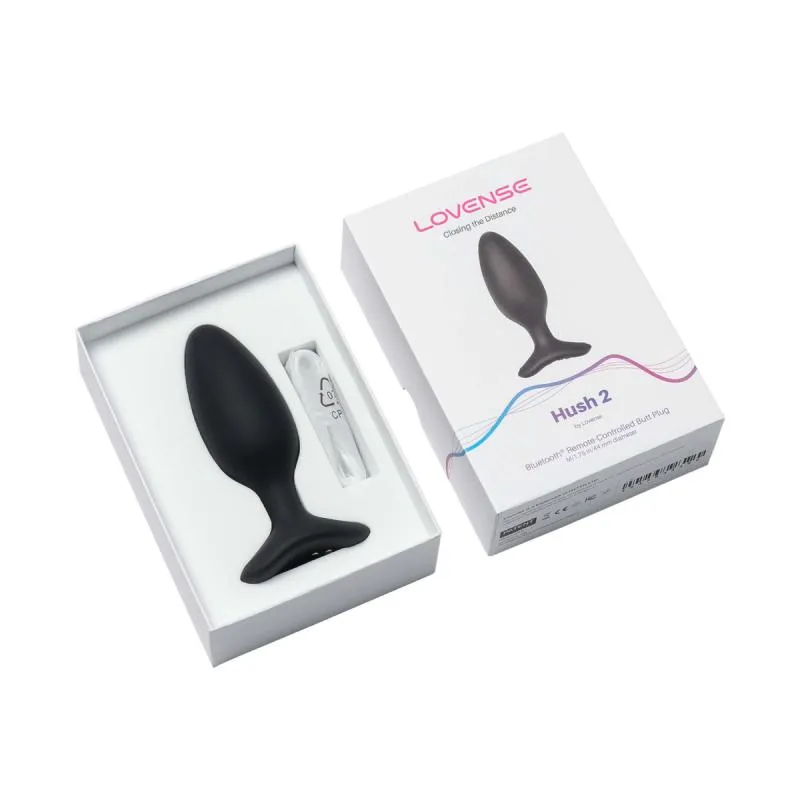 Lovense - Hush 2 Vibrationsbuttplug Mit App - Schwarz