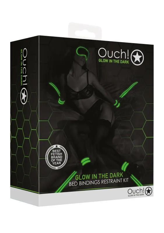 Ouch »Glow in the Dark« Bettfesseln