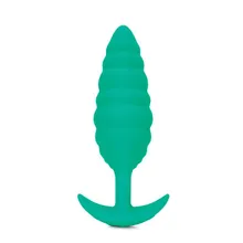 B-Vibe - Texture Plug Twist Green B-Vibe - Texture Plug Twist Green