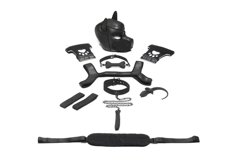 Luxuriöses Welpen Arsenal Set - Schwarz