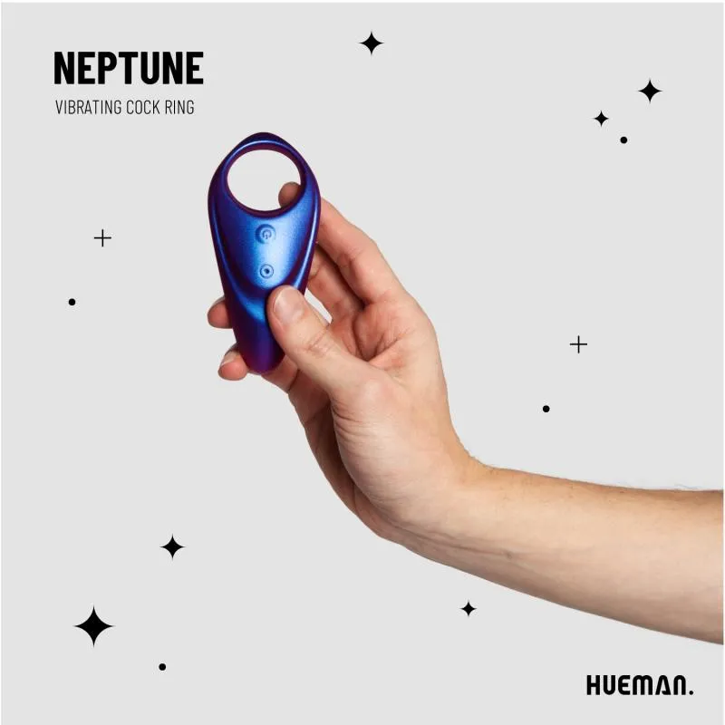 Hueman »Neptune« Penisring mit Vibration & Fernsteuerung