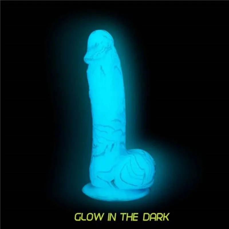 Addiction - Luke Im-Dunkeln-leuchtender-Dildo - 18 cm