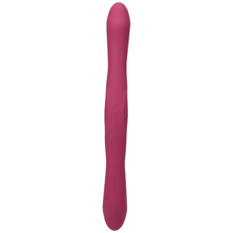 Doc Johnson - Doppelte Vibrator mit Fernbedienung - Rot
