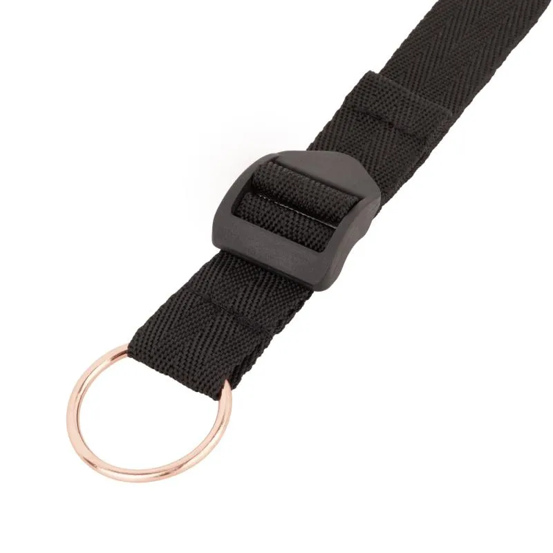 Rosy Gold - Under-Mattress Restraint Set - Schwarz