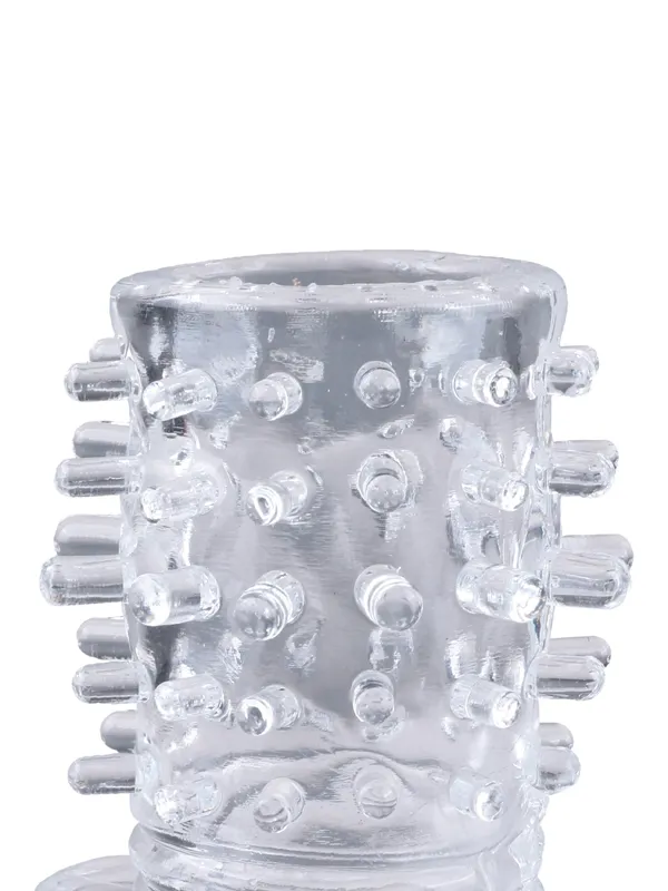 Size Matters - Clear Sensations Vibrierende Penishülle - Transparent