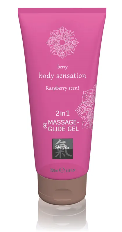 Shiatsu »Himbeere« 2 in 1 Massage- und Gleitgel 200ml