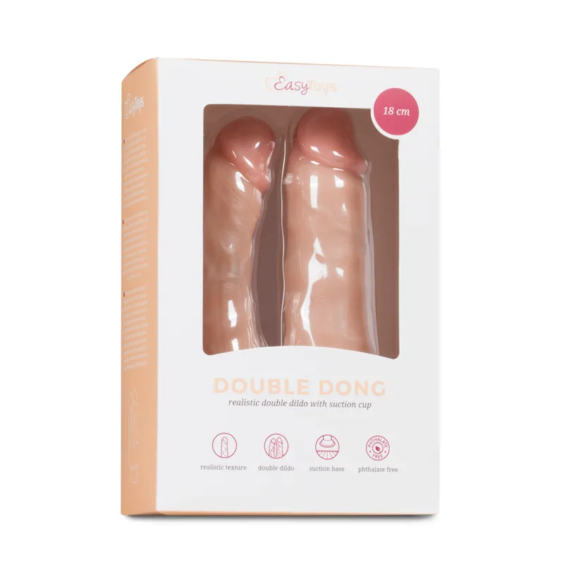 EasyToys Realistischer Doppeldildo - 18 cm